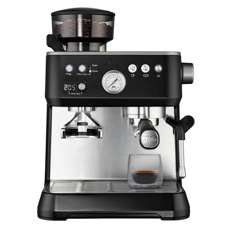 Solis Grind und Infuse Perfetta Type 1019 in Schwarz